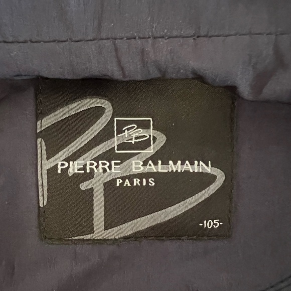 Vintage Pierre Balmain Paris Mens Golf Jacket Blue Pockets Lined Performance Med - Picture 10 of 10